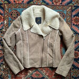 NWOT Faux Suede Winter Jacket